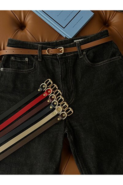 coaksco Set de curele cu cataramă aurie din basic piese pentru femei