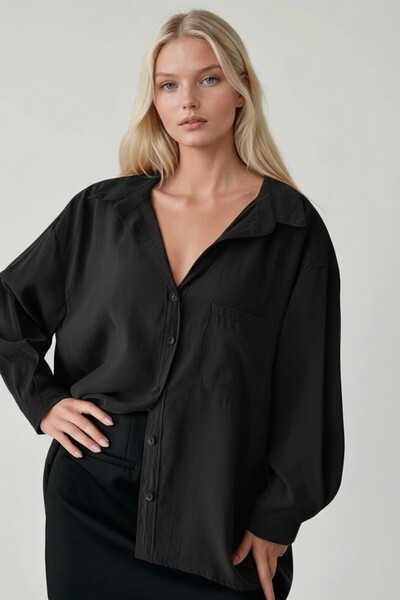 Cistern İstanbul Women's Pocket Detailed Shirt