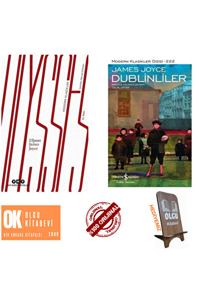 Yapı Kredi Yayınları Dublinliler - Ulysses / 2 kitap set - James Joyce / OLGU...