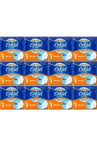 Orkid Hygienic Pad Ultra Extra Normal 96 Pieces Standard Pk (12Pk*8)