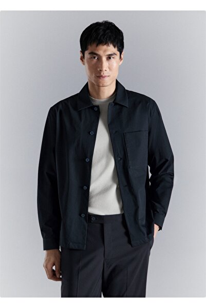 MANGO Man Non-iron cepli gömlek ceket