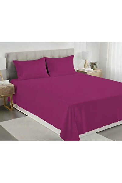 pınarhome collectıon 100% Organic Cotton Fabric Plain (Without Elastic) Sheet...