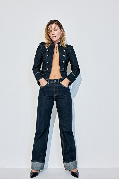 Stradivarius D92 straight geniş paça