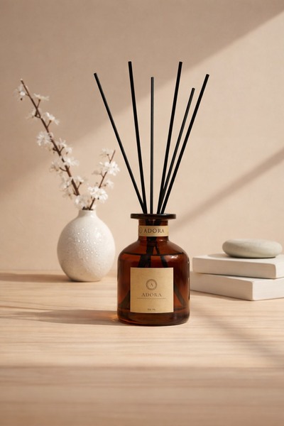 Adora Home SOFT LINEN Bambu Çubuklu Oda Kokusu 150ml Ferah Ve Uzun Süreli Koku