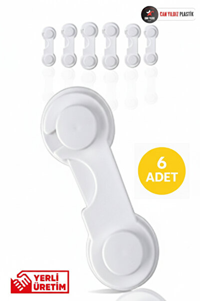 CAN YILDIZ PLASTİK Mandallı Dolap Ve Çekmece Çok Amaçlı Çocuk Bebek Güvenlik ...