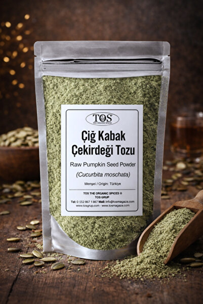 TOS The Organic Spices Çiğ Kabak Çekirdeği Tozu 100 gr (1. KALİTE) Cucurbita ...