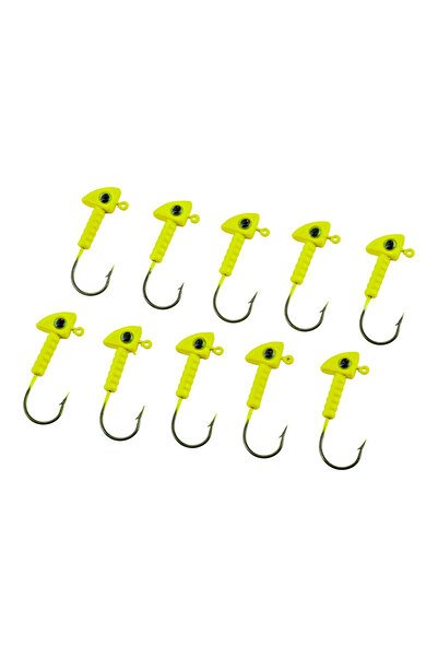 Genel Markalar Jighead - Zoka - Kurşunlu Olta İğnesi - (XH-A 06) - Açık Yeşil...