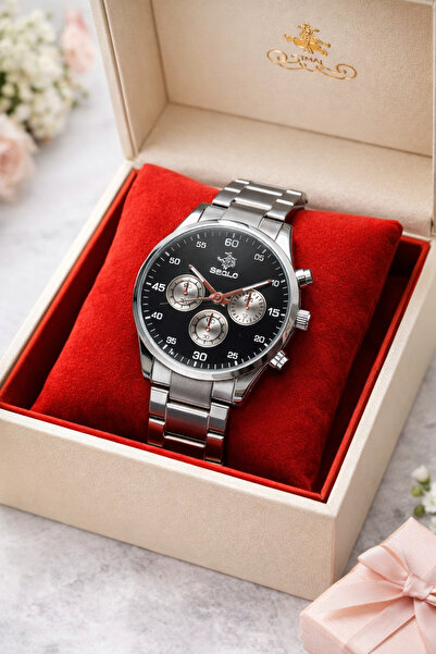 S.POLO New Season Navy Blue Color Metal Cord Men's Wristwatch with Bracelet G...