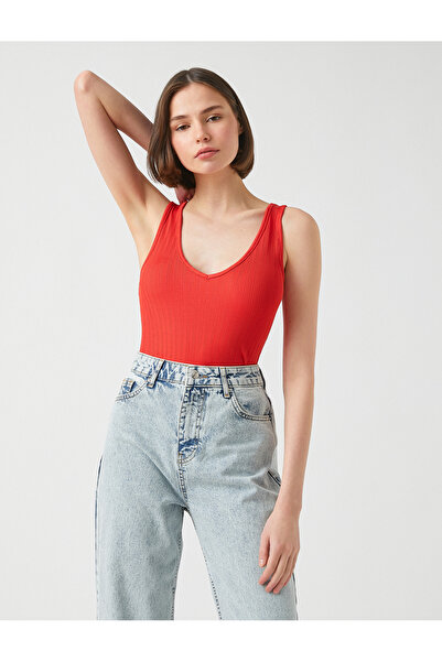 Koton Μπλουζάκι με λαιμόκοψη σε σχήμα V