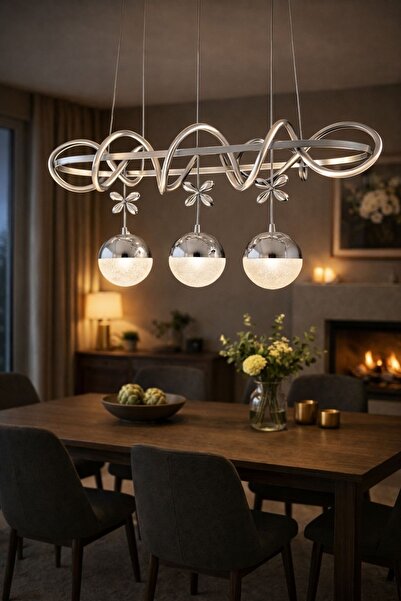 lüx aydınlatma BUSE MASAÜSTÜ LEDLİAVİZE KROM