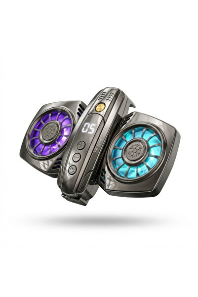 FAVsmart K4 Gaming Cooler – Ventilatoare Duale, RGB, USB-C, Control Digital, ...