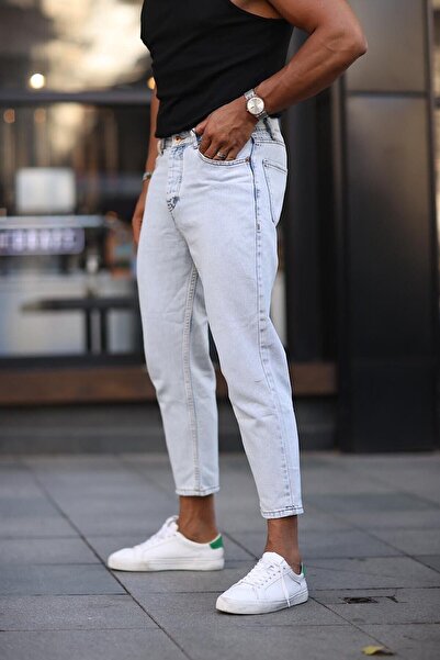 NO61 Boyfriend Comfortable Fit Straight Model Jeans Trousers