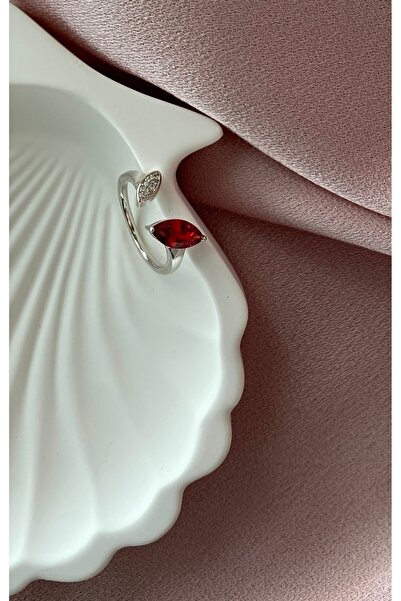 MonaCe Collection 14K Xuping Siyah Zirkon Taşlı Ayarlanabilir Yüzük