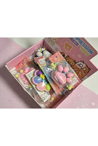 Espey Büyük Boy İthal Moj Moj Sukuşi 14 santim Squishy Kedi Pati Çok Renkli