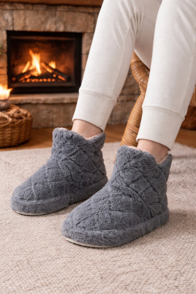 Behtah Kundura Καπιτονέ γυναικείες παντόφλες, μπότες για το σπίτι, παπούτσια ...