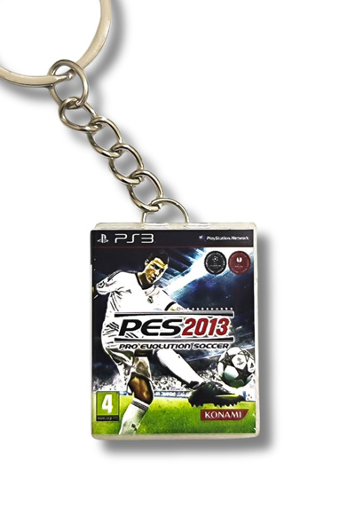 Cosmic Star Pes 2013 Retro Minyatür Ps3 Oyun Kutusu Anahtarlık