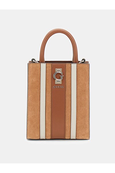 Guess Erenia genuine leather mini shoulder bag