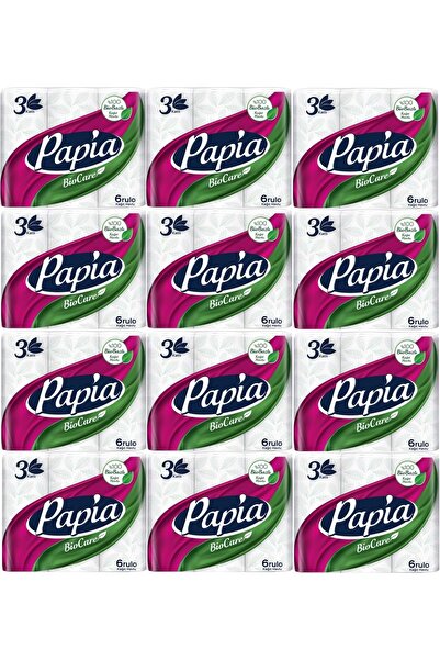 Papia Kağıt Havlu (3 Katlı) 72 Li Set Bio Care (12PK*6)