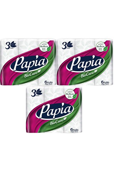 Papia Paper Towels (3 Ply) Set of 18 Bio Care (3Pk*6)