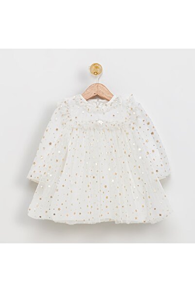 ministok فستان شاين ستار الأبيض