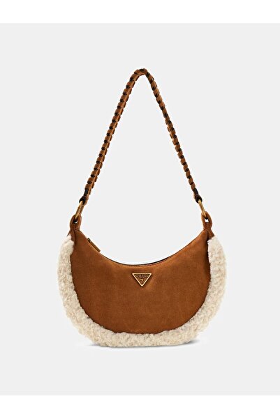 Guess حقيبة أميتا هوبو من جلد الغزال الأصلي