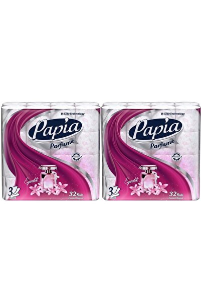 Papia Tuvalet Kağıdı (3 Katlı) 64 Lü Pk (2PK*32) Egzotik Parfümlü