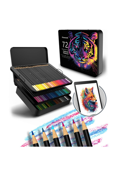 Choice 72 color iron box 72/120/180/260 Colors Professional Colored Pencils S...