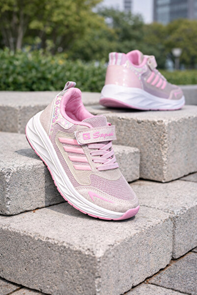 Gerok Pantofi sport pentru copii, unisex, cu velcro și elastic, confortabili ...