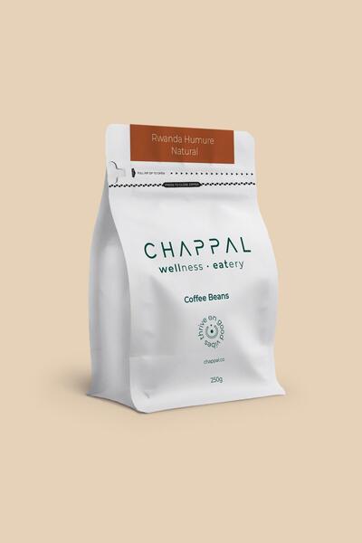 Chappal Rwanda Hamure Natural Kahve Çekirdeği 250 Gr
