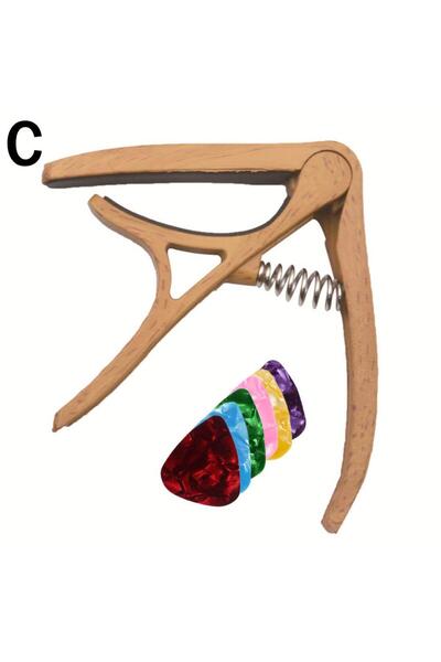 Choice كابو جيتار من النايلون، 0.46 مم، 24.6 × 23.7 × 23.2 مم، مشبك ضبط جيتار...