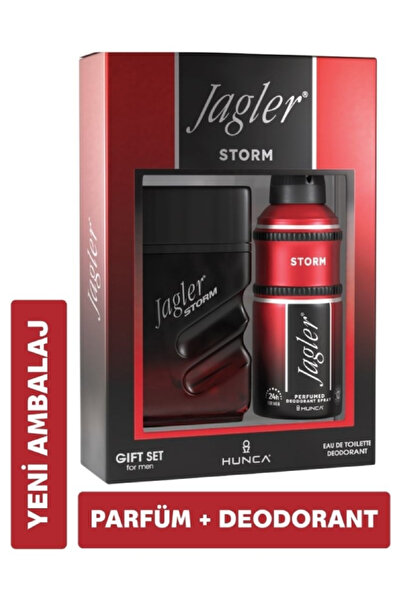 Jagler Storm Erkek Parfüm Seti ( Edt Parfüm 90 ml & Deodorant 150 ml )