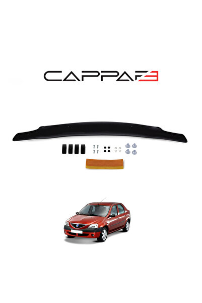 Cappafe Dacia Logan / L.mcv Ön Kaput Koruyucu Rüzgarlığı 4mm Akrilik (ABS) Pi...