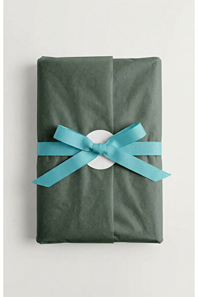 AkalBatu No1 50m Grosgrain Ribbon - Turquoise - 2 cm 50 m