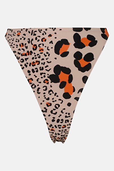 We Are We Wear Women Animal Print Bikini Bottom, Multicolor