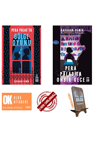 Genç Timaş Pera Palasta Gölge Oyunu - Pera Palas'ta Onbir Gece / 2 Kitap set ...