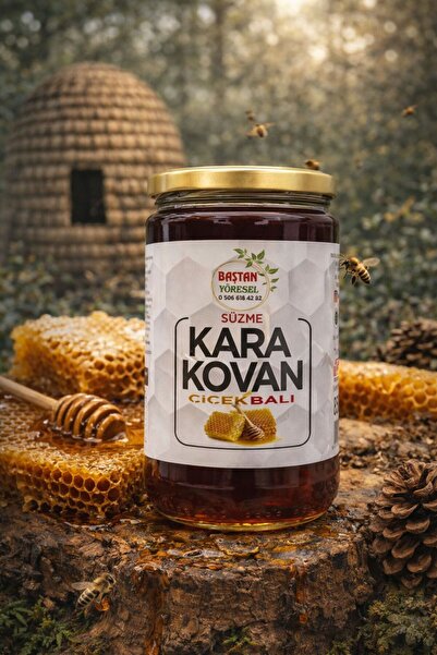 Baştan Yöresel Karakovan Süzme Bal 850gram (1. Sağım)