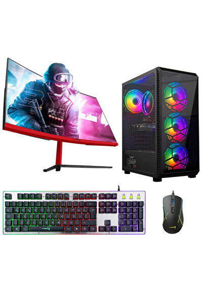 TURBOX Tx4697 i5 10400F 16GB Ram 1TB M.2 NVMe SSD 4GB RX560 27 Curved Oem Paket