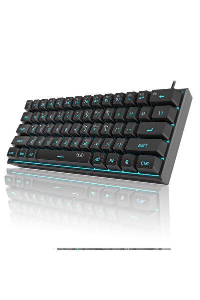 MageGee TS91 61 Tuş RGB Kablolu Siyah Membran Türkçe Q Gaming Klavye