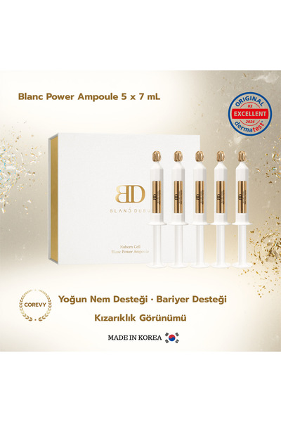 BLANC DUBU Yoğun Nemlendirici Kore Ampul Serumu Seti 5×7 mL – Nuborn Cell - B...