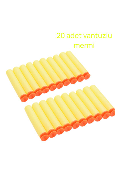Numaca Yumuşak Sünger Mermi Nerf Silahlarına Uyumlu Mermi Sünger Atan Tabanca...