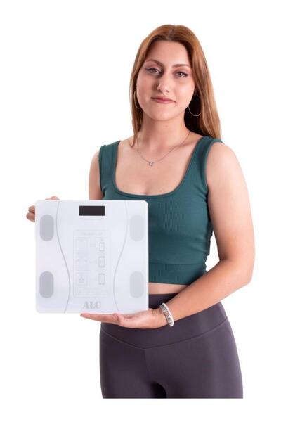 Genel Markalar Smart Body Scale Akıllı Banyo Baskülü Yağ Su Kas Vücut Kitle Endeksi Dijital Tartı