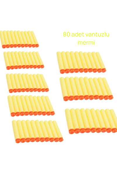 Numaca Yumuşak Sünger Mermi Nerf Silahlarına Uyumlu Mermi Sünger Atan Tabanca...