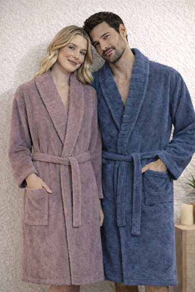 Asilex Home Collection ASILEX HOME Çift Kişilik Bornoz Takımı | %100 Pamuk | ...