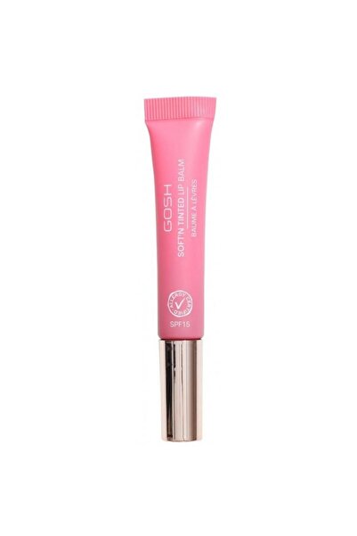 GOSH Balsam de buze Soft'n Clear, vegan, strălucitor, 005, trandafir roz, SPF...