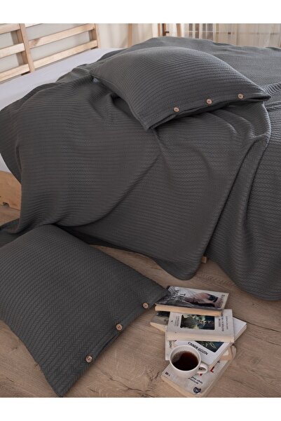 Cottonest Single Knit Pique Bed Spread with Pillow