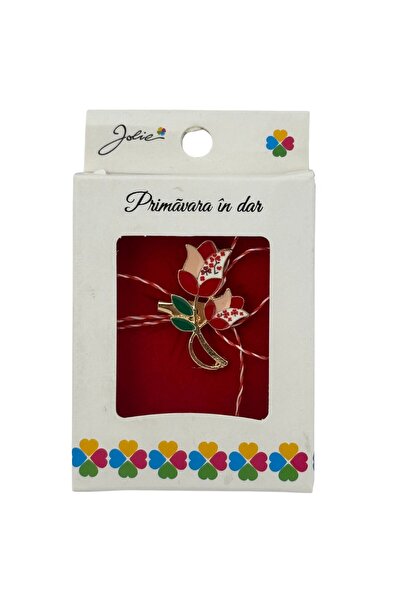Flippy Martisor Brosa Mica in Cutie, Dimensiune Brosa 2.5-3 cm, Material Meta...