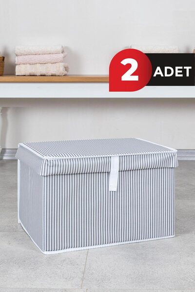 ALAS Міні-сумка для зберігання білизни з кришкою, сірого кольору, 2 шт., міні...