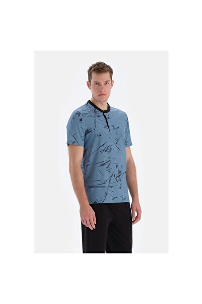 Eros 33080 Βαμβακερό κοντομάνικο ανδρικό σετ πιτζάμες με πατιλέτες