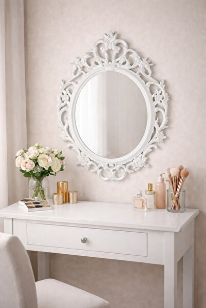 Çelik Ayna dekoratif boyalı küçük ayna