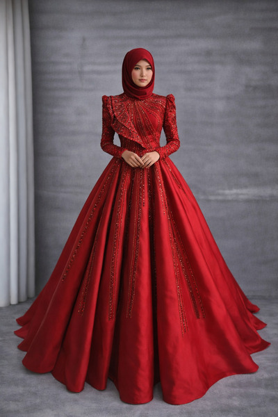 Merve Tesettür kına elbisesi